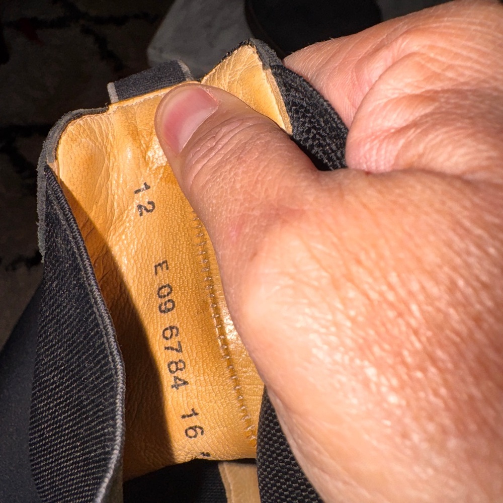 +J. FENESTRIER (Paris) Barneys Newyork vintage size 12 men’s Chelsea Suede boot - Picture 3 of 9